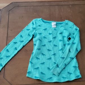 Long sleeve thermal unicorn tee